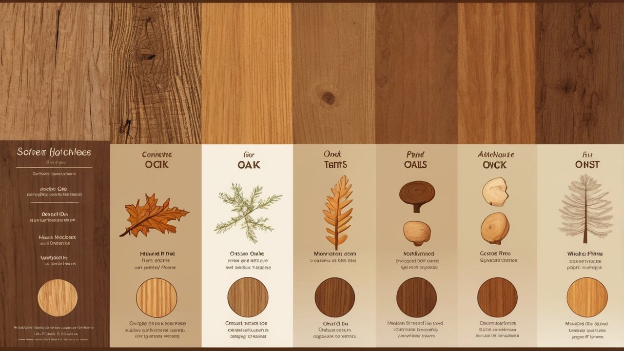 Top 10 types of wood for furniture with grain and use examples
