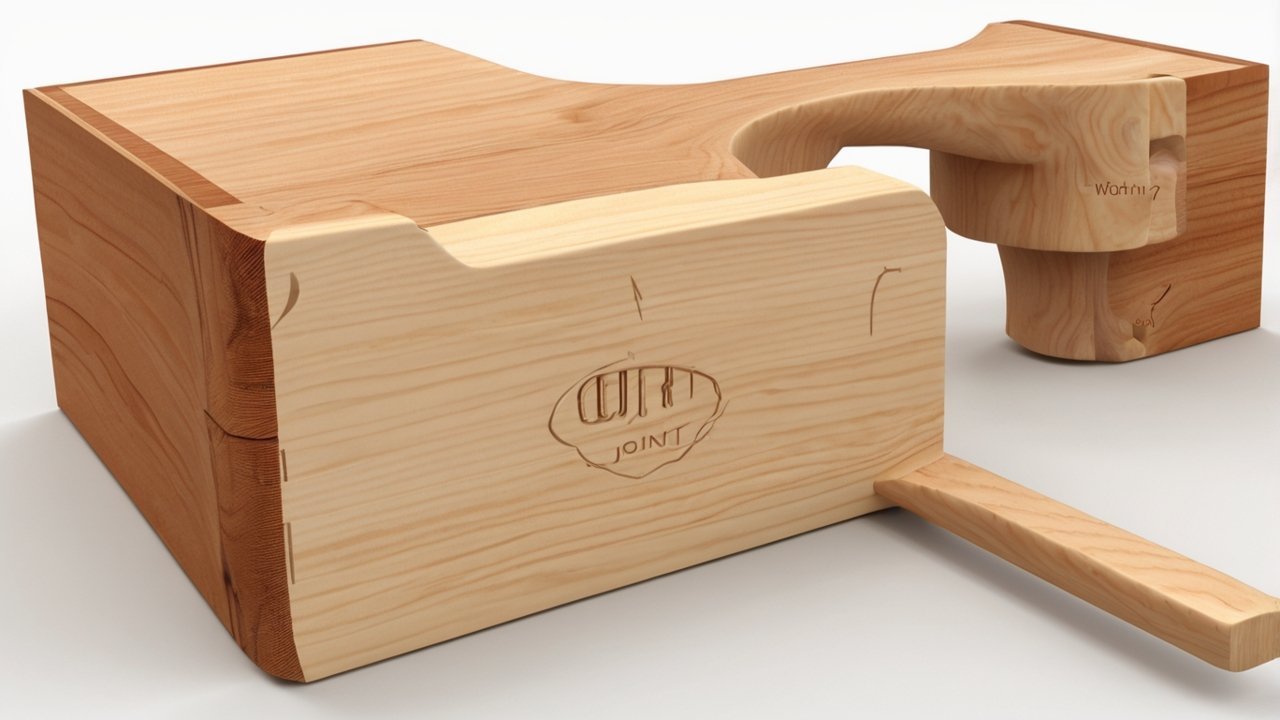 Comparison chart of dovetail and box joints for woodworking