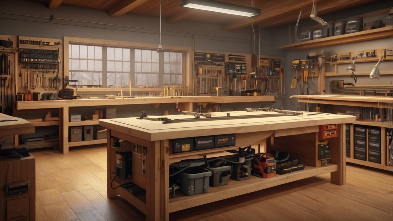 empty garage and basement areas being measured for a potential workshop setup