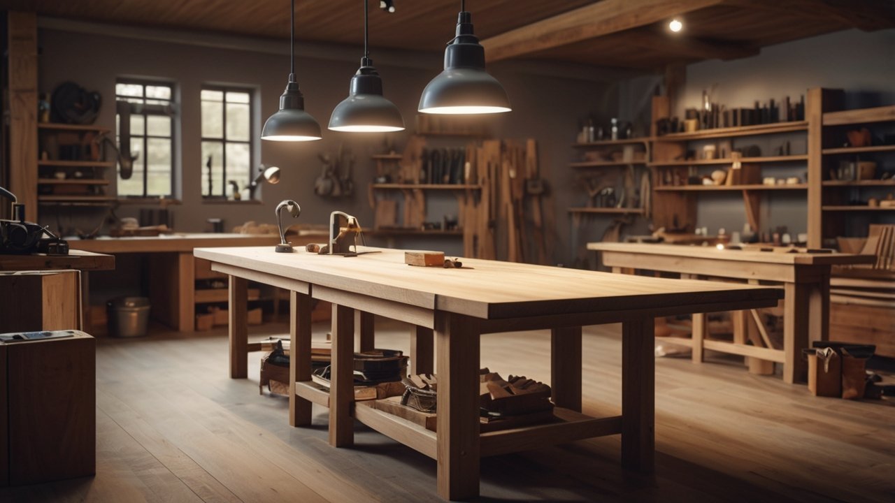 mixing clear resin and hardener in a measuring container