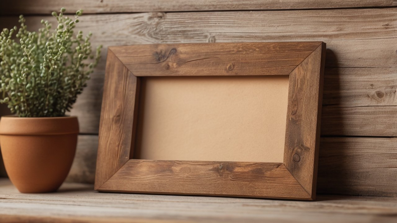 Pine and oak boards side by side showing grain differences