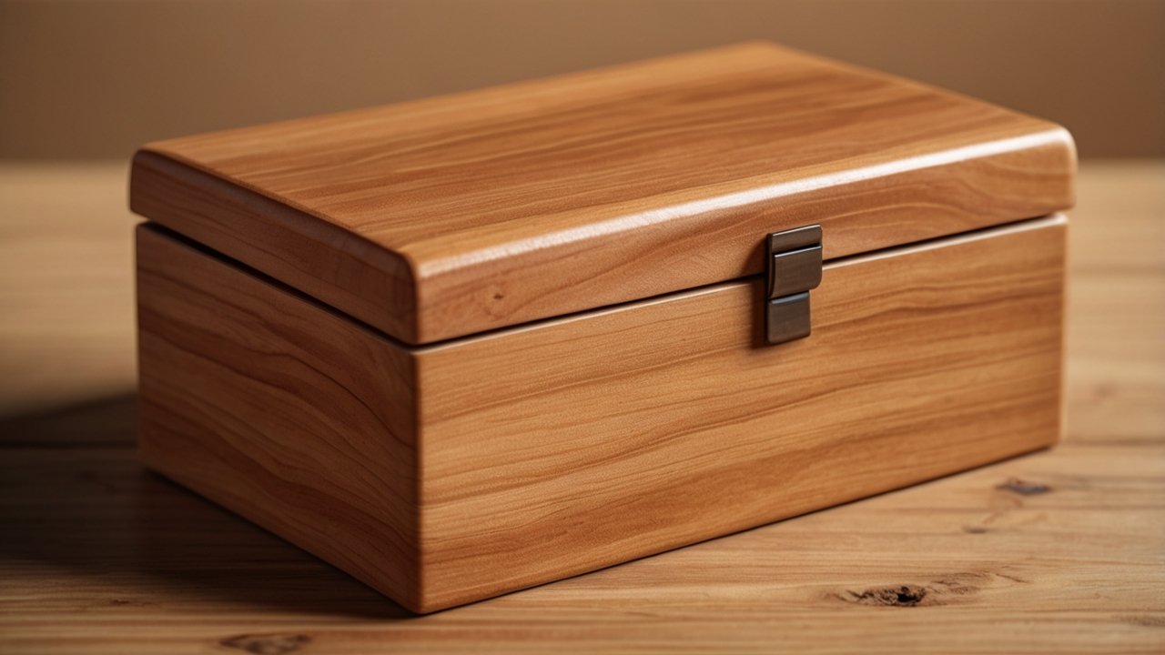 Close-up of hands measuring and marking a wooden board with square