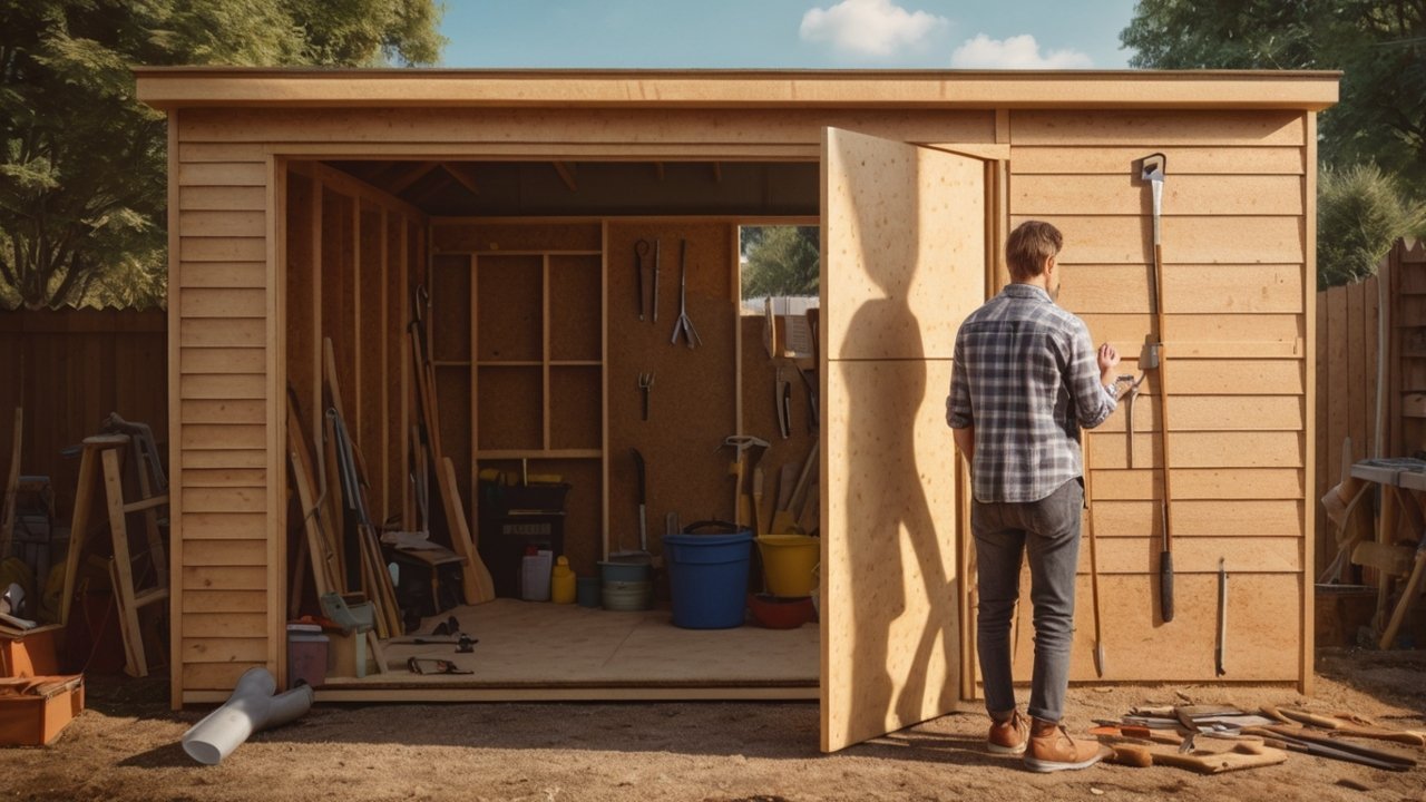 DIY beginner confused while building a wooden shed