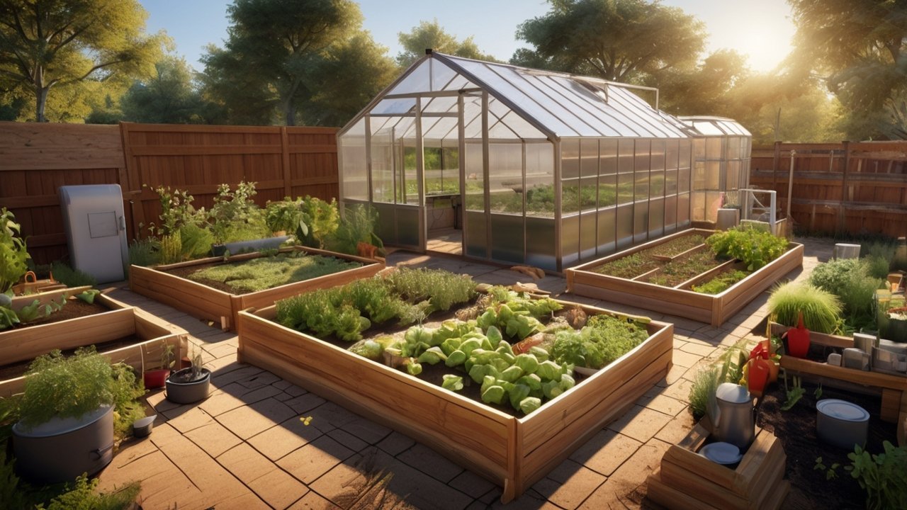 overview of sustainable backyard layout