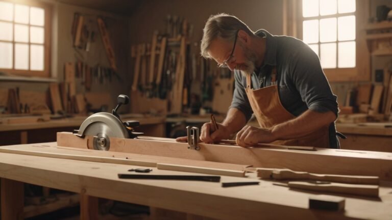 using a speed square on a board