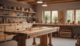 Creative woodworking ideas including simple furniture and DIY wood projects