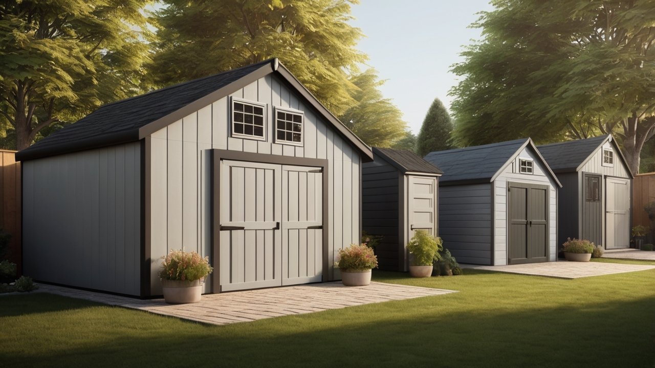 beginner using shed size guide to plan backyard shed