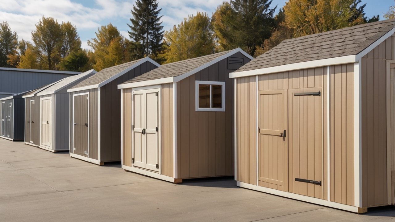 prefab shed prices display build vs buy shed cost buying option