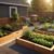 backyard survival garden layout with raised beds and sustainable backyard food garden