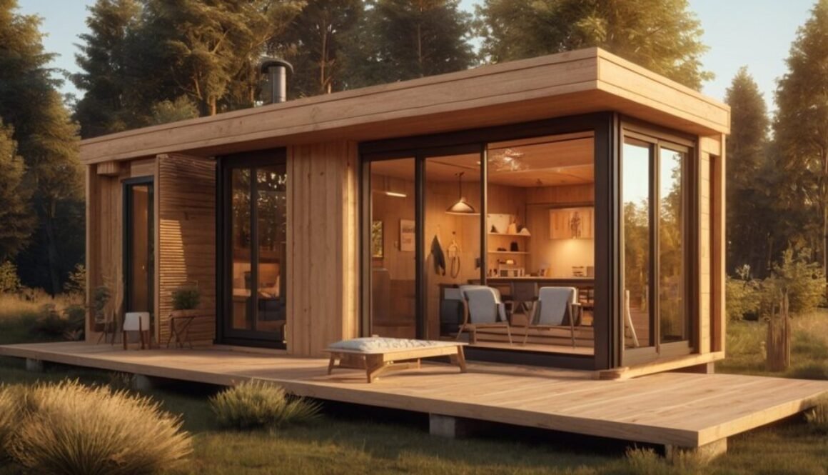 Tiny House Plans for beginners featuring a modern DIY tiny home design
