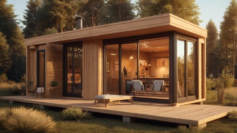 Tiny House Plans for beginners featuring a modern DIY tiny home design