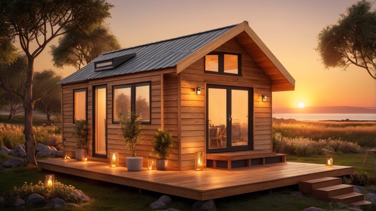 Digital Tiny House Plans displayed on home design software