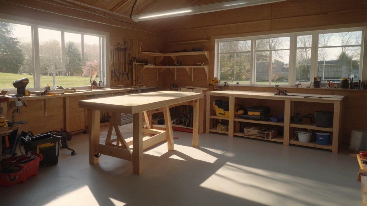 Choosing the best location for a DIY woodworking workshop