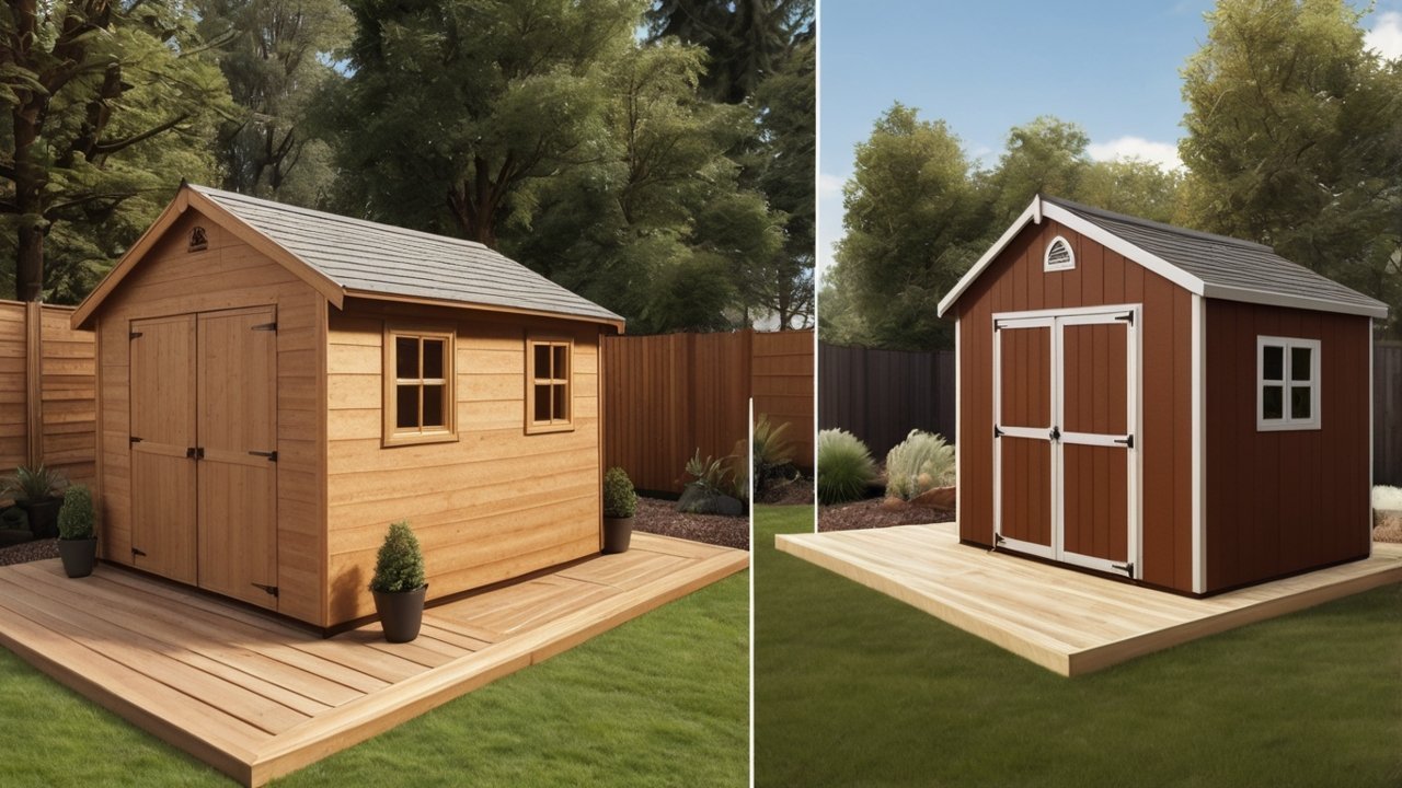 Resin Shed vs Wood Shed frequently asked questions about outdoor storage sheds