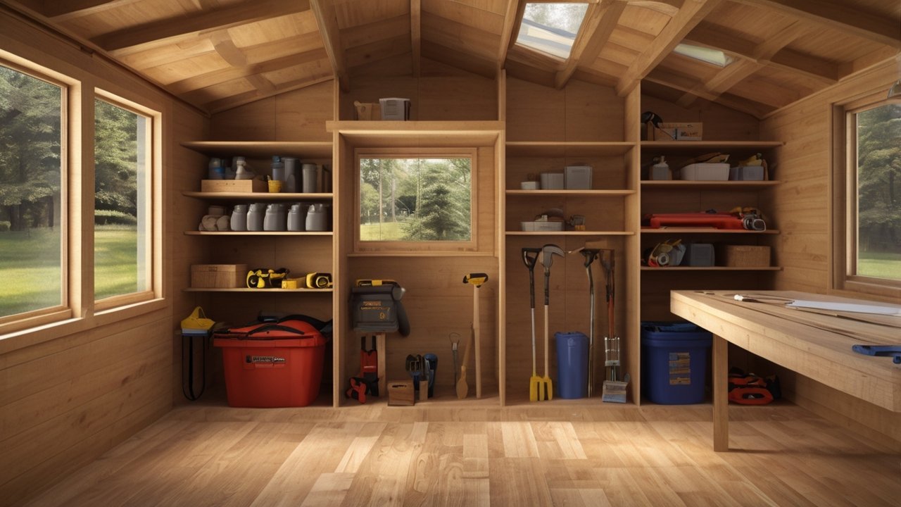 Proper shed ventilation to reduce condensation in a waterproof shed DIY project