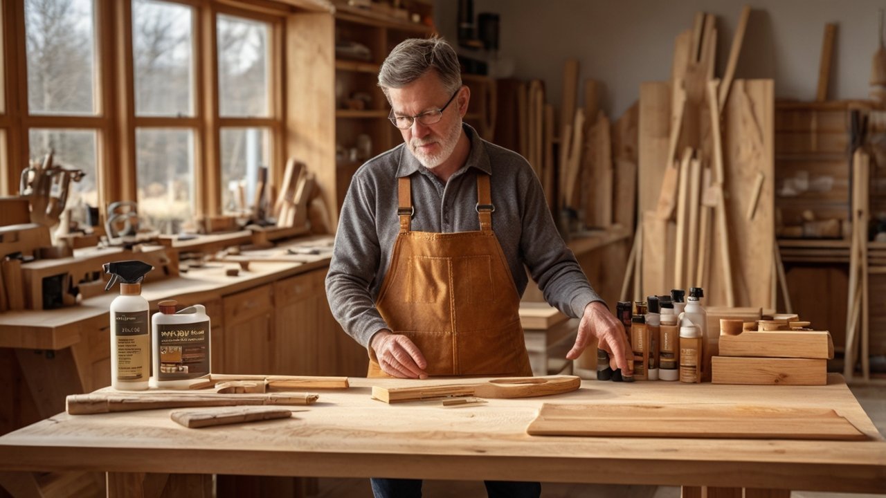 Best wood finish for beginners comparing oil, wax, polyurethane, and lacquer on wooden boards