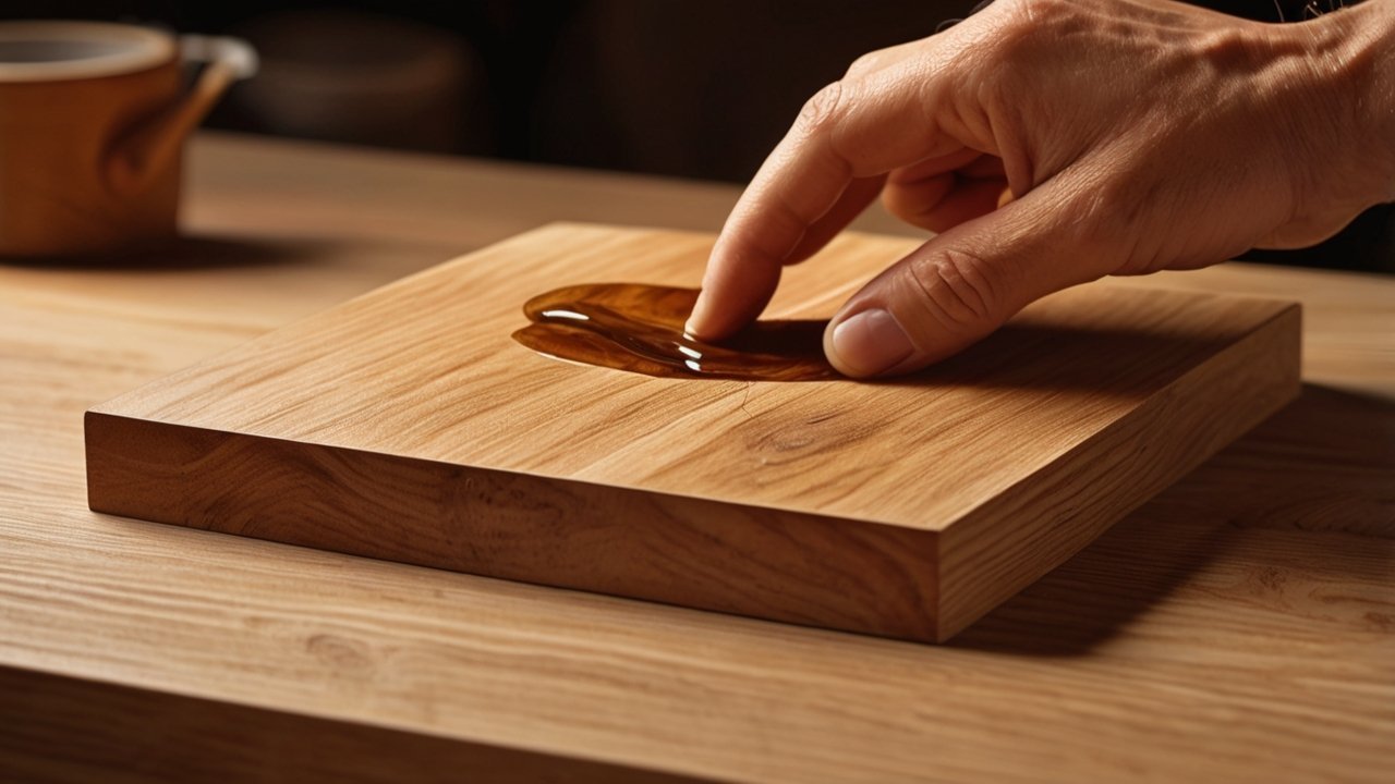 Best wood finish for beginners showing proper wood preparation and finishing steps