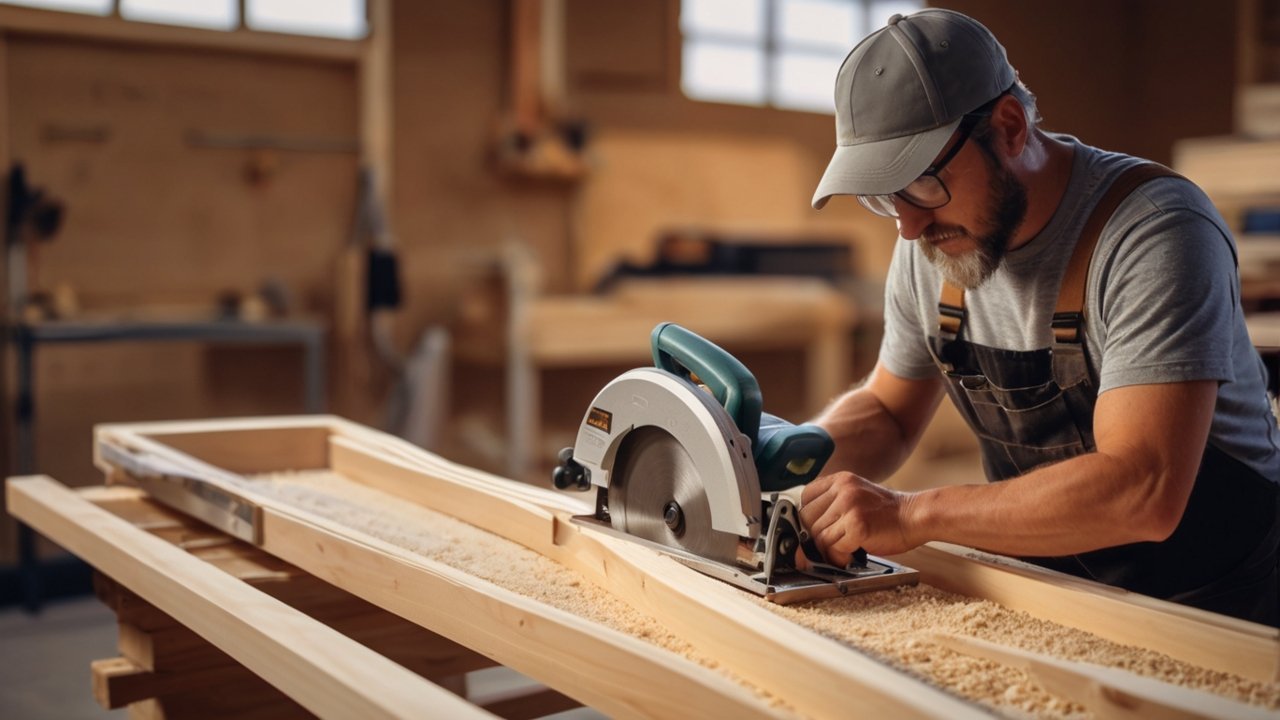 Measuring lumber accurately during a woodworking project planning process